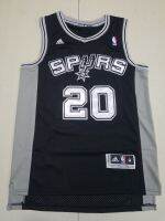 ผู้ชายขายร้อนซานอันโตนิโอสเปอร์สมูน Manu Ginobili Swingman Jersey - Black