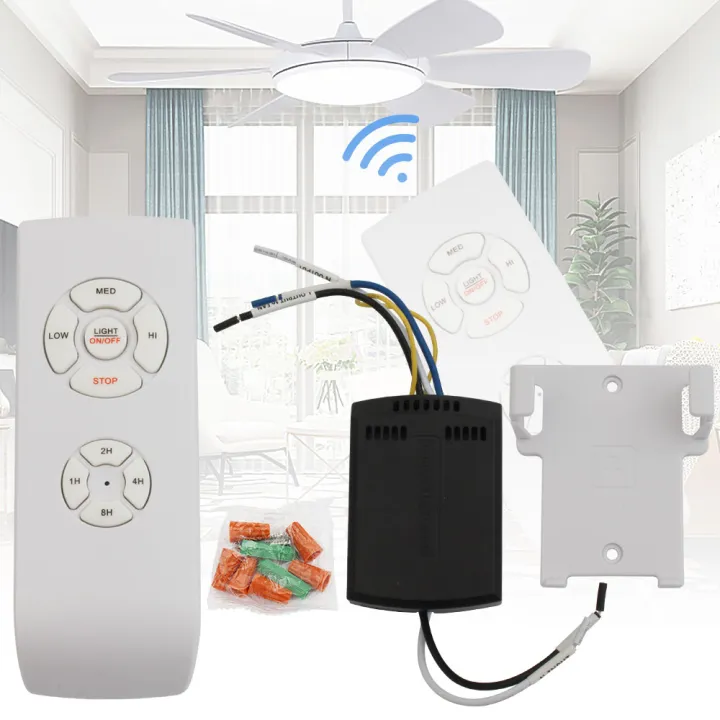Universal Ceiling Fan Remote Control Kit Dimmable, Replacement For