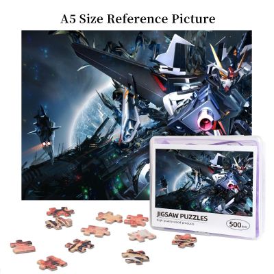 Gundam (2) Wooden Jigsaw Puzzle 500 Pieces Educational Toy Painting Art Decor Decompression toys 500pcs