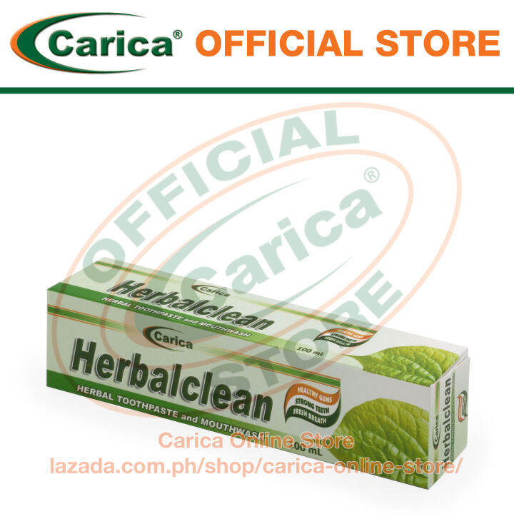 Carica Herbalclean Toothpaste Tube of 100ml Lazada PH