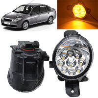 หลอดไฟ LED หมอกสำหรับ Renault SYMBOL (LB0-1-2 ) Saloon CLIO VEL THALIA MODUS Hatchback 1998-2015 BINGWFPT DRL หมอกโคมไฟ12V