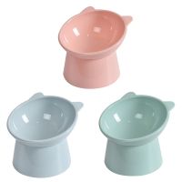 Tilted Raised Posture Food Bowl Neck Protection Anti Vomiting 45 Degree Elevated Slanted Stand Bowls for cats Puppy