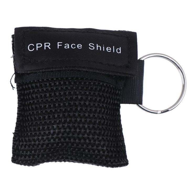 gong Shop 1Pc Pocket CPR Resuscitator Emergency Face Shield Mask First