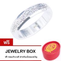 ♣Tips Gallery แหวน เงินแท้ 925 หุ้ม ทองคำขาว รุ่น Sand Wave Classsic Ring Design TRS099✵