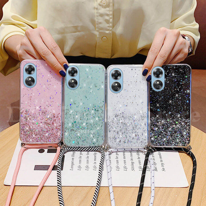 พร้อมสต็อกเคสโทรศัพท์-oppo-a78-5g-glitter-ซิลิโคนนุ่มเคสใส่โทรศัพท์-oppo-a78-2023พร้อม-tali-bahu