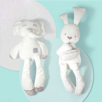 White Elephantตุ๊กตาของเล่นนุ่มนิ่มสัตว์ &amp; ตุ๊กตาของเล่นช้างขายาวของเล่นสำหรับComfortเด็กของขวัญเด็ก