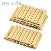 50pcs Brass Round Straight PCB Pillar Female Thread Standoff Spacer M2x3x15mm