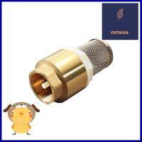 ฟุตวาล์วสปริง PP 1/2 นิ้ว สีทองSPRING FOOT VALVE PP 1/2IN GOLD **ราคาดีที่สุด**