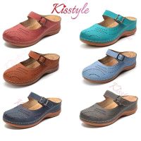 HOT ●☜■卍 Kisstyle รองเท้าแตะลําลองกันลื่นสไตล์เรโทรสําหรับผู้หญิง