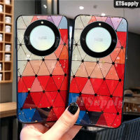 ใหม่เคสโทรศัพท์ Honor X9A X9 A ฝาหลังเงาฟอยล์สีทองเพชรอีพ็อกซี่ฝามีสายรัดสำหรับ Honor X9A นุ่มปลอก