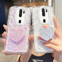 เคสสำหรับ OPPO A9 2020แฟชั่นสวยๆเคสเคสมือถือกันกระแทกนิ่มแวววาวประดับด้วยท้องฟ้าที่เต็มไปด้วยดวงดาวด้วยความรักเคสป้องกันด้านหลัง