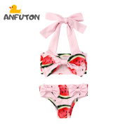 Anfuton mùa hè trẻ em cô gái dưa hấu đồ bơi đồ bơi bộ Đồ Tắm Bikini phù