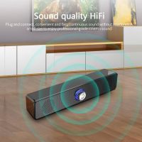 Popular all-in-one bluetooth wired subwoofer long bar small speaker computer speaker desktop notebook home speaker