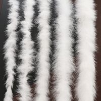 2meter/pack Turkey White Marabou Feather Boa 11-50g Scarf Shawl Wedding Party Dress Decoration Accessories for Diy Plumes Crafts