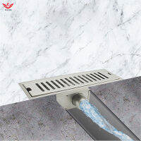 WETIPS 304 เหล็กตะแกรงระบายน้ำกรองอ่างอาบน้ำ Caniveau Pour Douche Square Channel Drain Deodorant Grill ท่อระบายน้ำ-final1