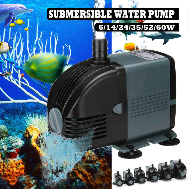 2800L/H Water Pump Fish's Aquarium Tank AC220-240V Submersible Aquarium ...