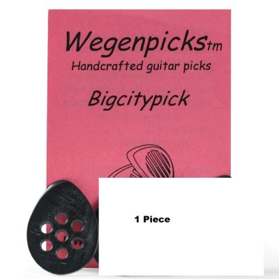 Wegenpicks ปิ๊กกีต้าร์แจ๊ส Bigcity ทำด้วยมือที่ออกแบบมาสำหรับอคูสติกแจ๊สและกีตาร์บลูส์1ชิ้น