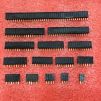 แถวเดียวสำหรับผู้หญิง2.ขั้วต่อส่วนหัวของขา54มม. แผงวงจร Pcb ตัวเมีย Female Pin Header 2/3/4/5/6/7/8/9/10/11/12/13/14/15/16/20/40pin