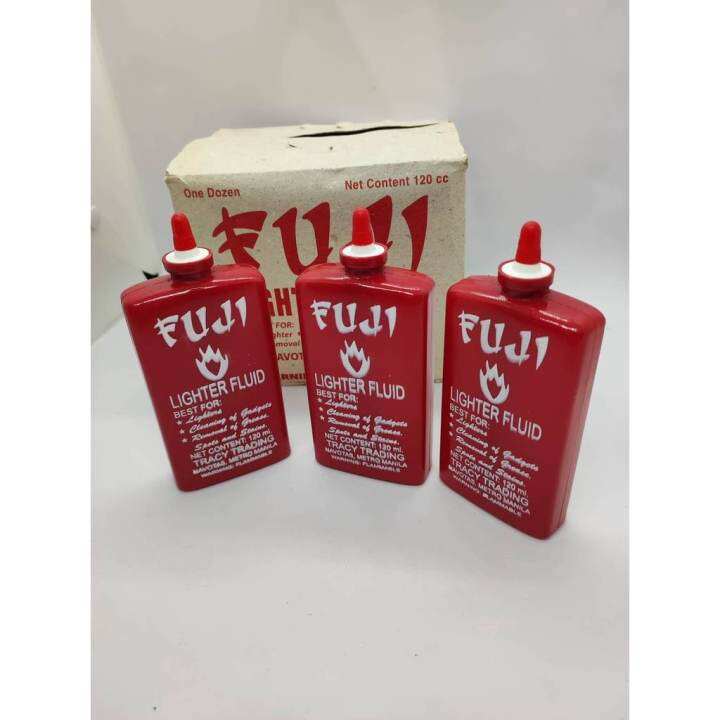 1 piece FUJI LIGHTER FLUID 120 ML. / long lighter assorted color / lighter fluid Lazada PH