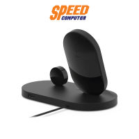 (ไวเรสชาร์จ) BELKIN Charge Dock for Apple Watch + Wireless Charging Dock 5W/7.5W/9W/10W + USB-A 2.4A/12W Output Black BY SPEEDCOM