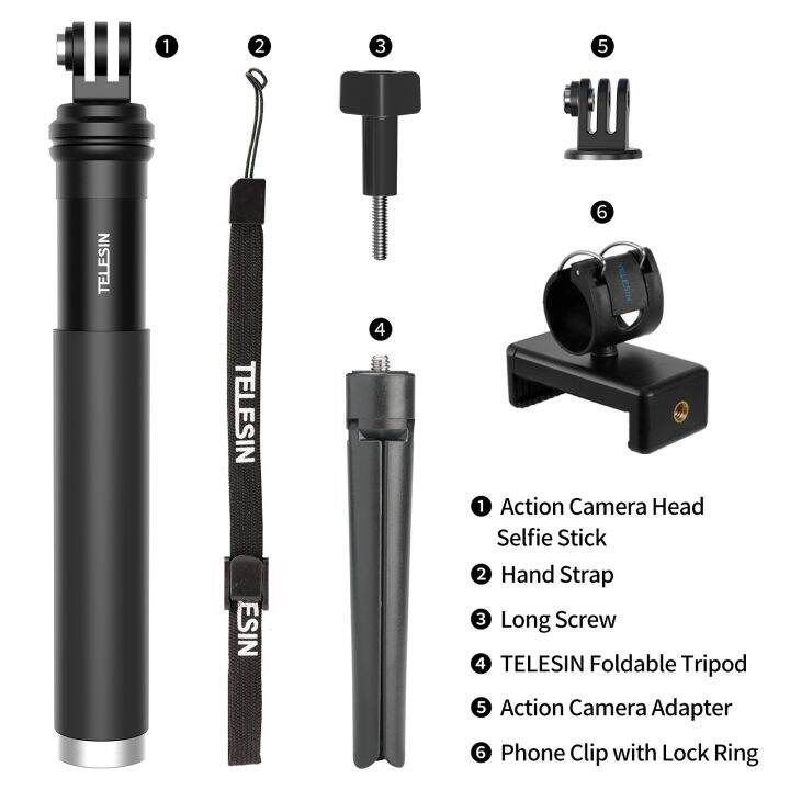 telesin monopod tripod