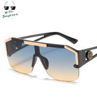 Hello-Sunglasses แว่นตากันแดดแฟชั่นใหม่ Oversizedaviator สไตล์สำหรับแฟชั่นสำหรับผู้หญิงย้อนยุคเฟรมขนาดใหญ่ยุโรปและอเมริกาชายหาดกลางแจ้งแว่นตากันแดด