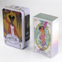 Modern Witch Tarot Deck In A Tin Box Gilded Edge for Fortune Telling Game Card