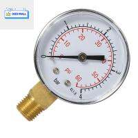 OOD Mini NPT 4Bar TS-50 1/4 "เครื่องมือวัดมิเตอร์ไฮดรอลิกเครื่องวัดความดันน้ำ Manometer