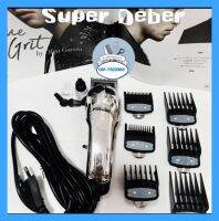 ปัตตาเลี่ยน Super Deber (ฟันเฟดชั้นเดียว) ปัตตาเลี่ยนตัวเดียวที่เป็นสัญชาติไทย -สีเงิน -สายยาว2.8เมตร -รุ่นนี้มีคันโยก -เครื่องแรง V 9000 AC มอเตอร์ -มาพร้อมฟันรอง เบอร์0.5,1.5,1,2,3,4ฟันรองพรีเมียม -ฟันตัวนี้เป็นฟันเฟด  -สแตนเลส นำเข้าจากญี่ปุ่น คมน่าใช้