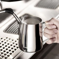 CAFEDE KONA Graduated Barista Pitcher Mirror Stainless Steel Milk Jug 300ml 600ml Milk Frothing Pitcher For Coffee Latte Art