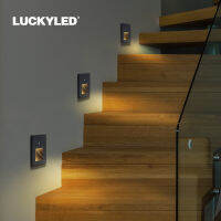 โคมไฟติดผนัง Led แบบฝังบันได Led Light Motion Detector Sensor AC85-265V Corridor Stairs Lighting Wall Sconce Lamp