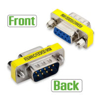 อะแดปเตอร์ คอนเนคเตอร์ DB9 หัว ผู้-เมีย 1PCs RS232 Serial DB9 Male to Female Mini Gender Changer Adapter Connector