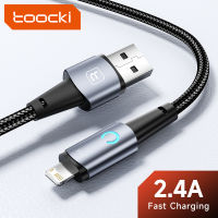 สายสายสำหรับ iPhone USB ไลท์นิ่ง Toocki ชาร์จเร็วสายชาร์จสำหรับสายสำหรับ iPhone 14 13 12 Pro Max X XS XR 8 7 Plus iPad