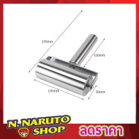 Stainless Steel Rolling pin ที่นวดแป้ง ไม้นวดแป้งสแตนเลส ไม้นวดแป้ง ที่กลิ้งนวดแป้ง ไม้คลึงนวดแป้ง ไม้นวดแป้งเล็ก แบบสแตนเลส อุปกรณ์ทําอาหาร T1450