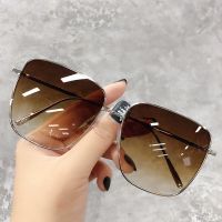 【LZ】☈☑  Luxury Square Sunglasses Women Drive Travel Brand Design Gradient Vintage Sun Glasses Female Men Unisex Retro Oculos NEW 2023