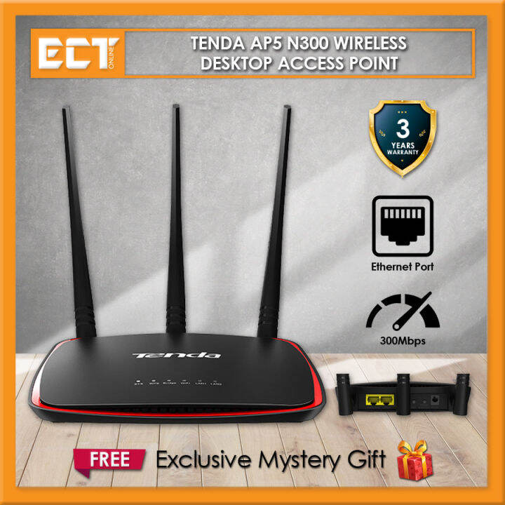 Tenda AP5 N300 300Mbps High Power Wireless and Access Point | Lazada