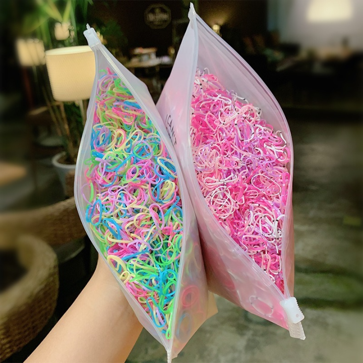 1000pcspack-girls-colorful-small-disposable-rubber-bands-gum-for-tail-holder-elastic-hair-bands-fashion-hair-accessories