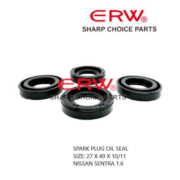 SPARK PLUG OIL SEAL 1327653Y0A ( SP9070 ) NISSAN SENTRA 1.6 27 X 49 X
