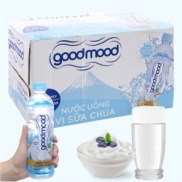 Thùng 24 chai Nước uống GOOD MOOD vị sữa chua chai 455ml Lốc 6 chai Nước