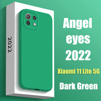 ปลอกอ่อนสำหรับ Xiaomi Mi 11 Lite/ Mi 11 Lite 5G/11 Lite 5G NE เคสโทรศัพท์ของแท้แบบใหม่เลนส์ออกแบบ Angel Eyes กันกระแทกปกป้องเต็มรูปแบบฝาหลัง