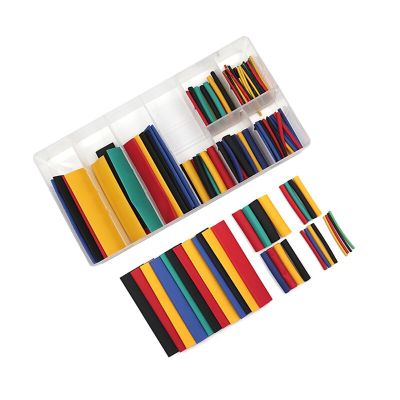 164pcs Thermoresistant tube Heat Shrink wrapping kit termoretractil Shrinking Tubing Assorted Wire Cable Insulation Sleeving Cable Management