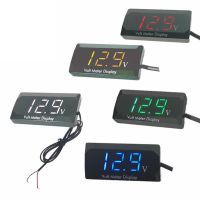 ☂ Digital Voltmeter DC 4.5V to 30V Voltage Panel Amperemeter 12V Volt Meter Gauge For Car motorcycle