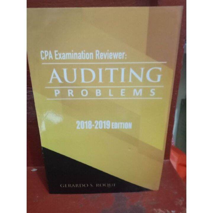 CPA EXAMINATION REVIEWER AUDITING PROBLEMS 2018 2019 ROQUE | Lazada PH