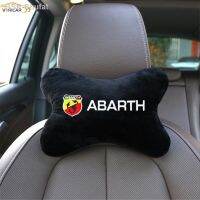 VEHICAR 1ชิ้นหมอนพักศีรษะหมอนรองคอสำหรับที่นั่ง ABARTH ที่รองศีรษะส่วนที่เหลืออุปกรณ์ป้องกันที่สะดวกสบาย♗Deta