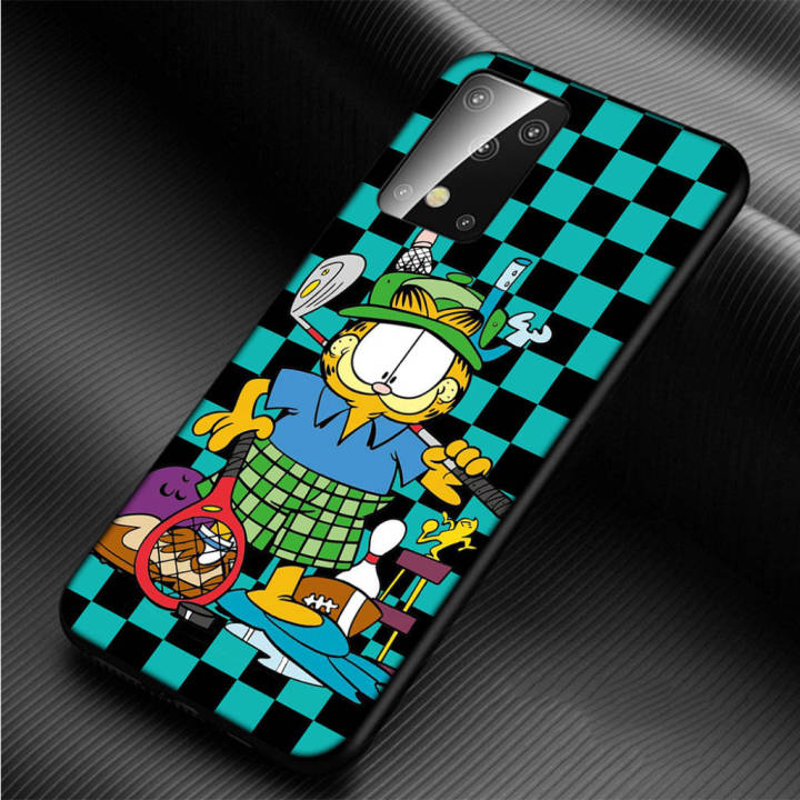 ttl27-garfield-อ่อนนุ่ม-high-quality-ซิลิโคน-tpu-phone-เคสโทรศัพท์-ปก-หรับ-samsung-galaxy-a10-a10s-a9-a8-a7-a6-a5-j8-j7-j730-j6-j4-j2-prime-plus-core-pro