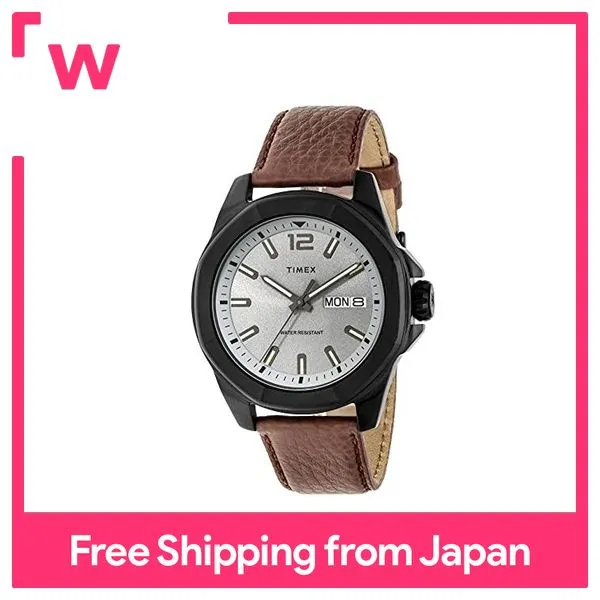 [TIMEX] Watch City Collection TW2U82200 Men's Brown | Lazada PH