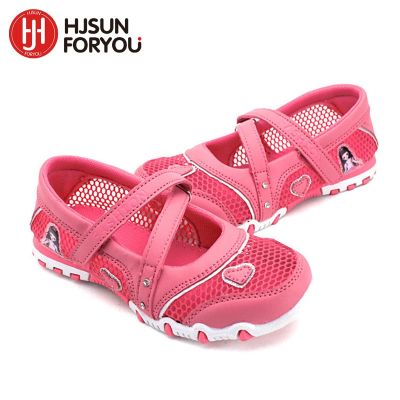 2023 New Summer High Quality Non-slip Children Shoes Girls Fashion Sandals Cartoon Princess Sandals Kids Flat