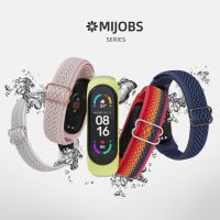 Strap for Mi Band 6 7 Nylon Elastic Strap for Xiaomi Mi Band 5 Bracelet Pulsera Correa Sport Loop Wristband Colorful Accessories Docks hargers Docks C