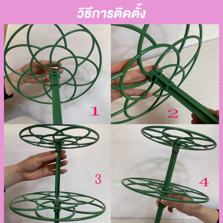 จัดส่งทันที-bangkok-5pcs-โครงไม้เลื้อย-วางซ้อนกันได้-เสาไม้เลื้อย-plant-stand-เหล็กค้ำต้นไม้-โครงกุหลาบเลื้อย-ซุ้มต้นไม้-มีหลายขนาดให้เลือก-23-20cm-23-25cm-28-25cm