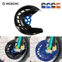 ✶ NICECNC Front Brake Disc Guard Protector For Husqvarna 125 200 250 300 350 400 450 500 501 TC FC TE FE TX FX 2017-2023 2022 2021